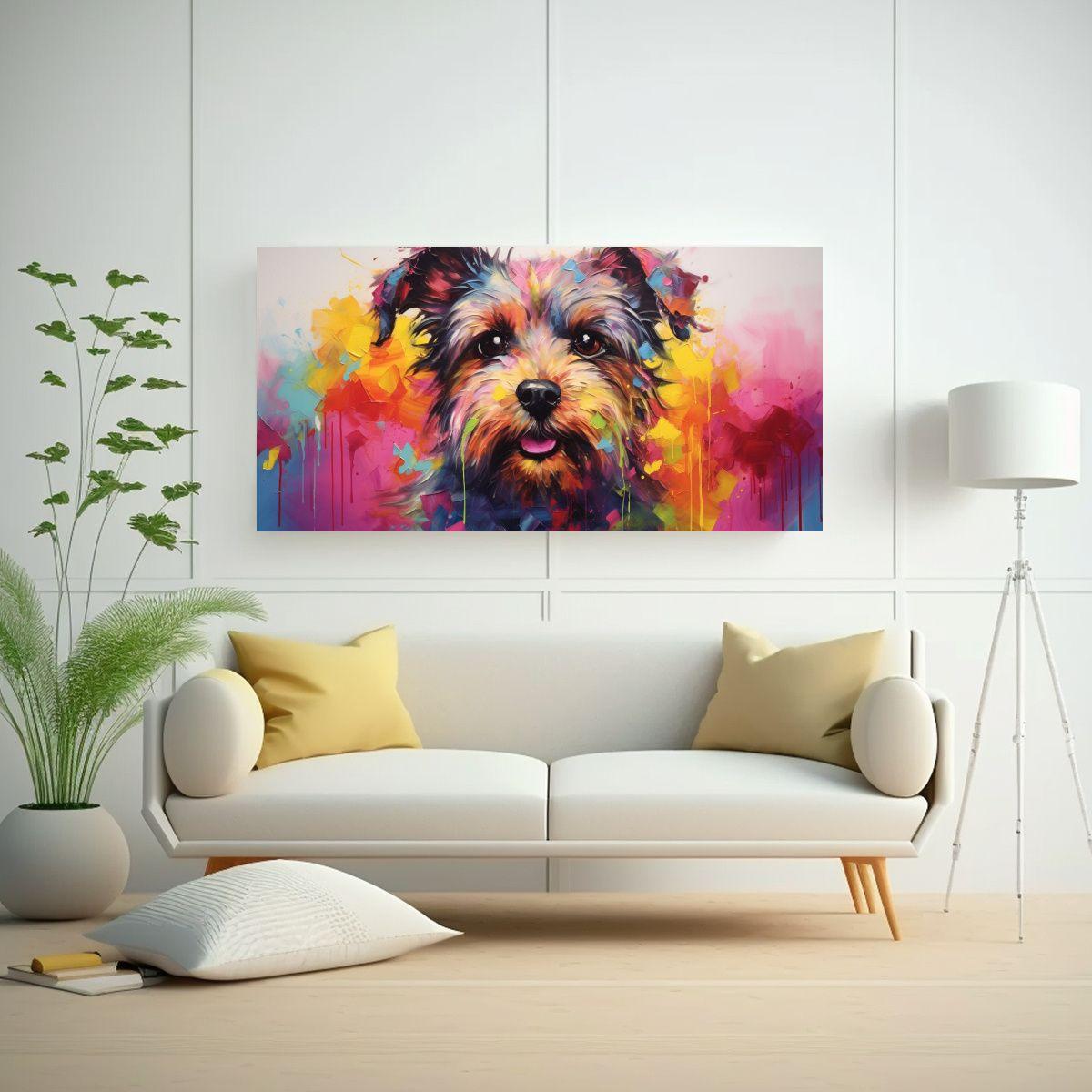 Cuadro Vintage Estilo Pintura Al Estilo óleo Colo 140x70cm-2