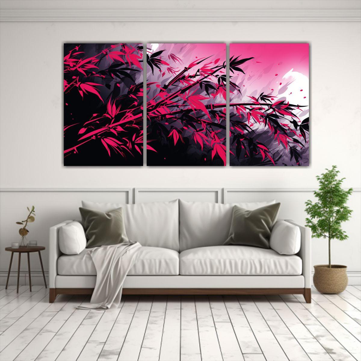 Concepto De Tres Cuadros De Representación 240x120 Cm-2