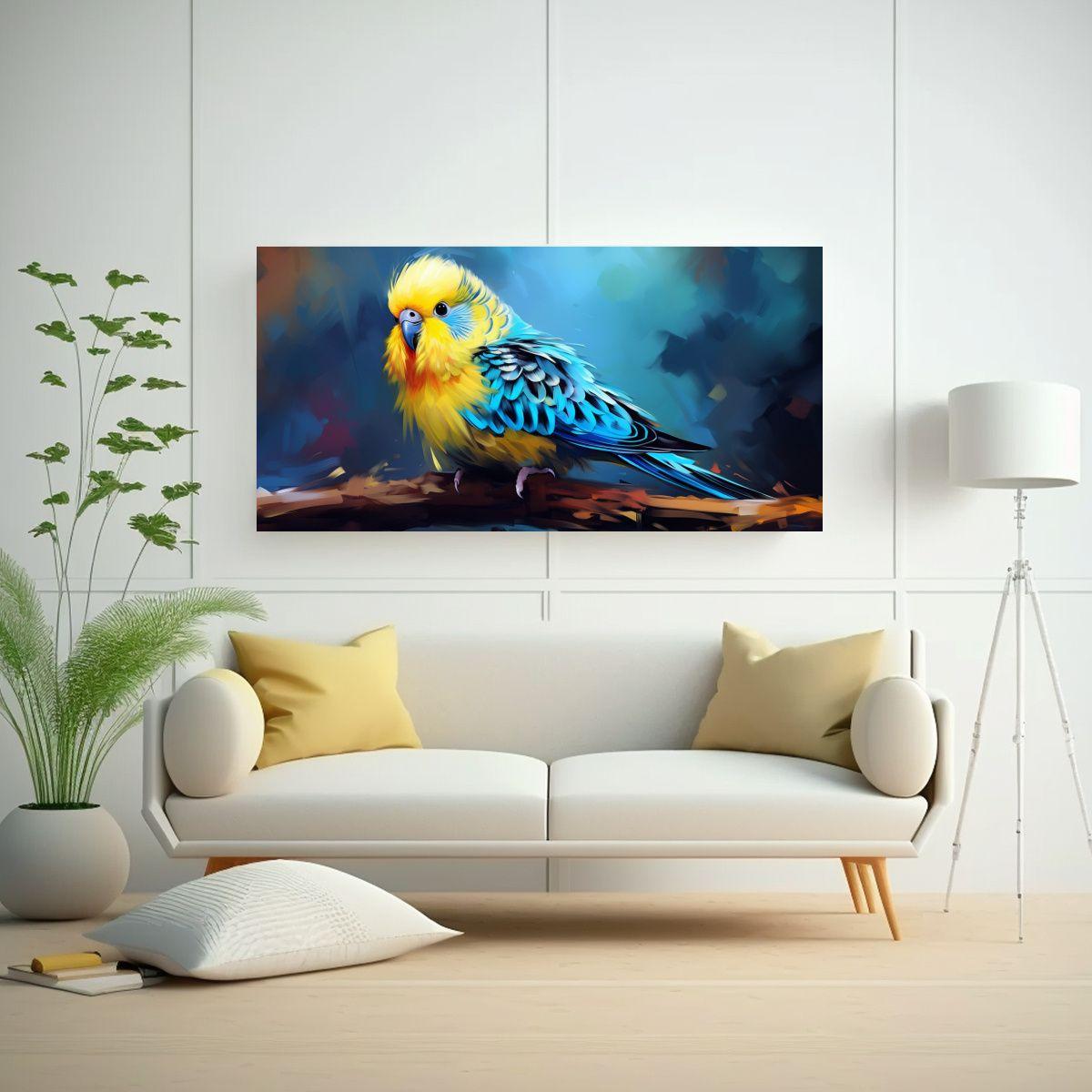 Pintura Al Estilo óleo Vintage De Un Colorido 140x70cm-2