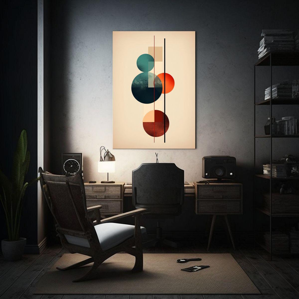 Cuadro Decorativo Estilo Boho Abstracto 30x45cm-2