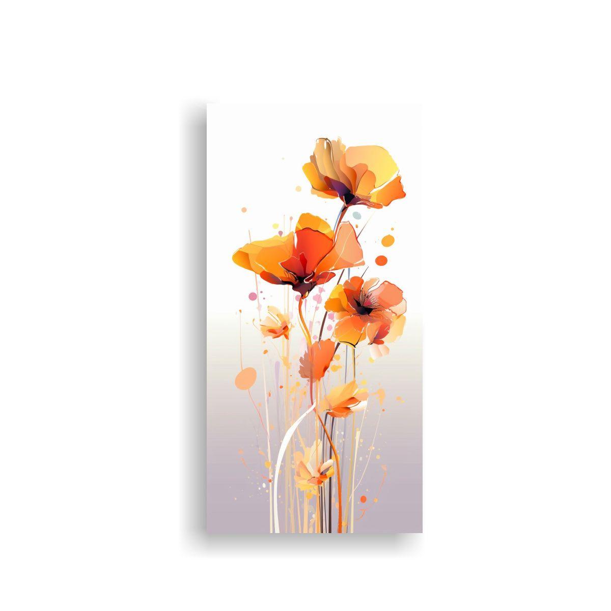 Ilustración Vectorial Elegante De Un Naranja 60x120cm-0