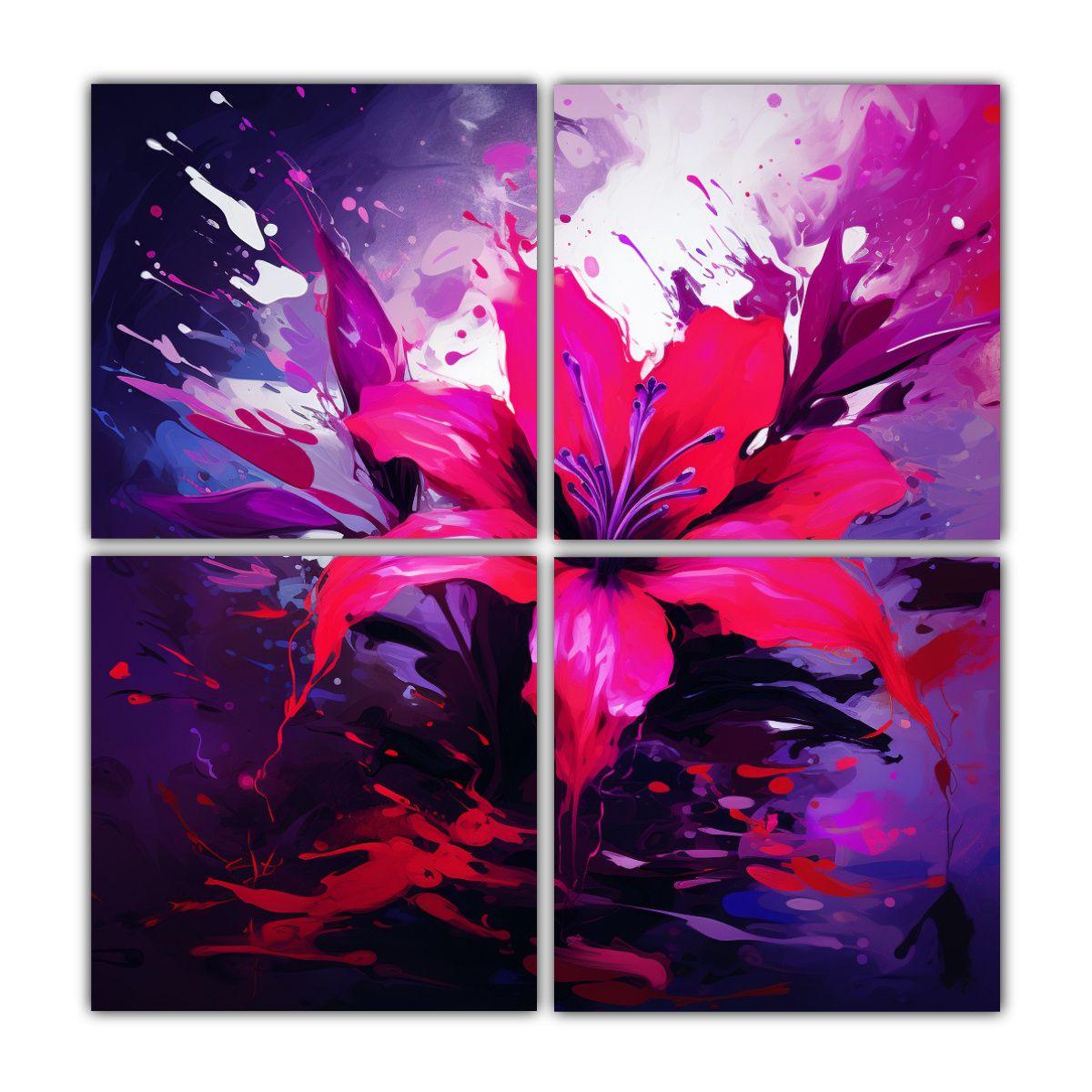 Pinturas En Bastidor Con Diseño Impresionante 80x80 Cm-0
