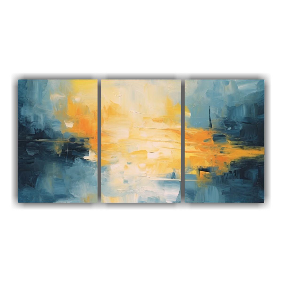 Cuadros Abstractos Minimalistas De Estilo 60x30 Cm-0