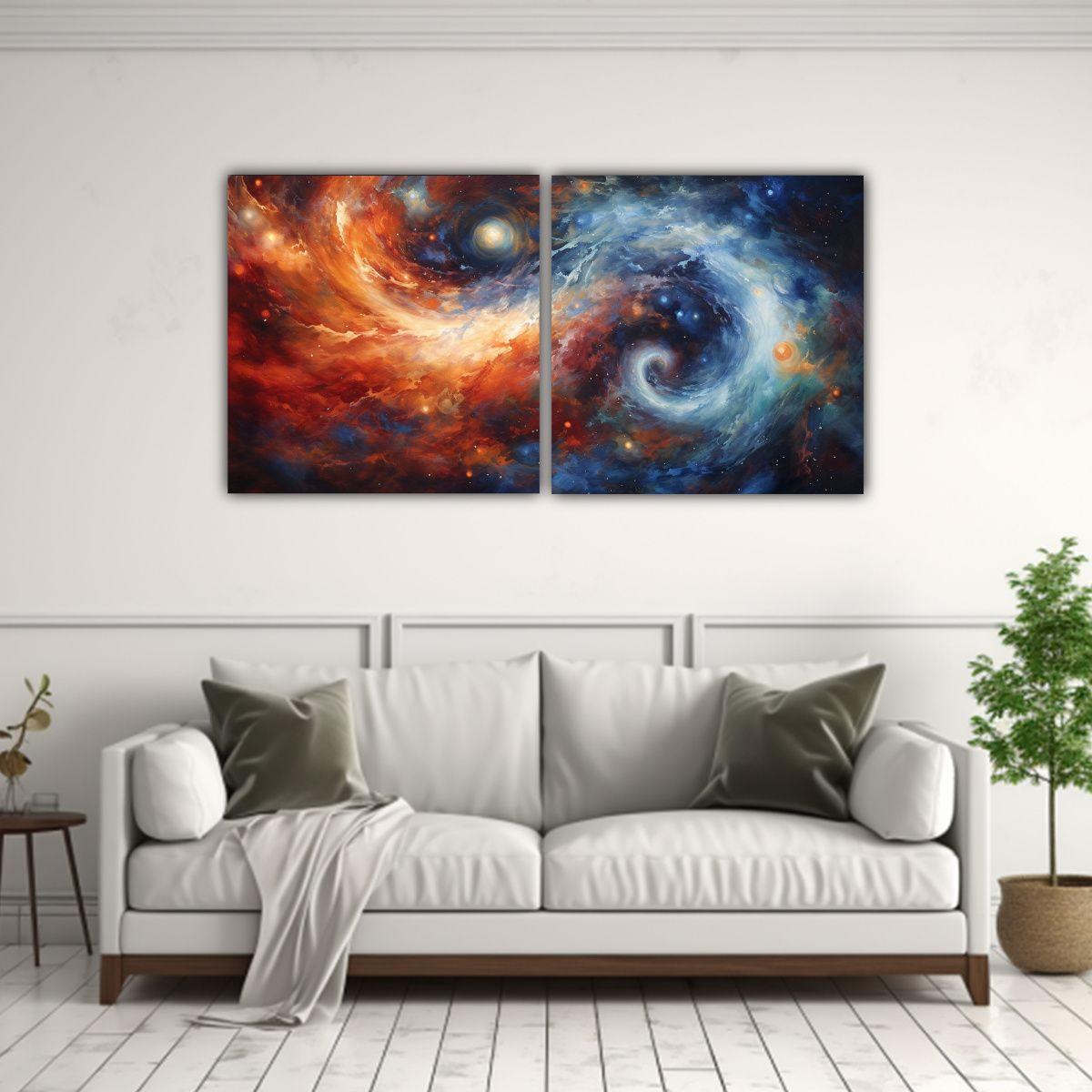 Pinturas Decorativas Abstractas De Arte Callejero 120x60 Cm-2