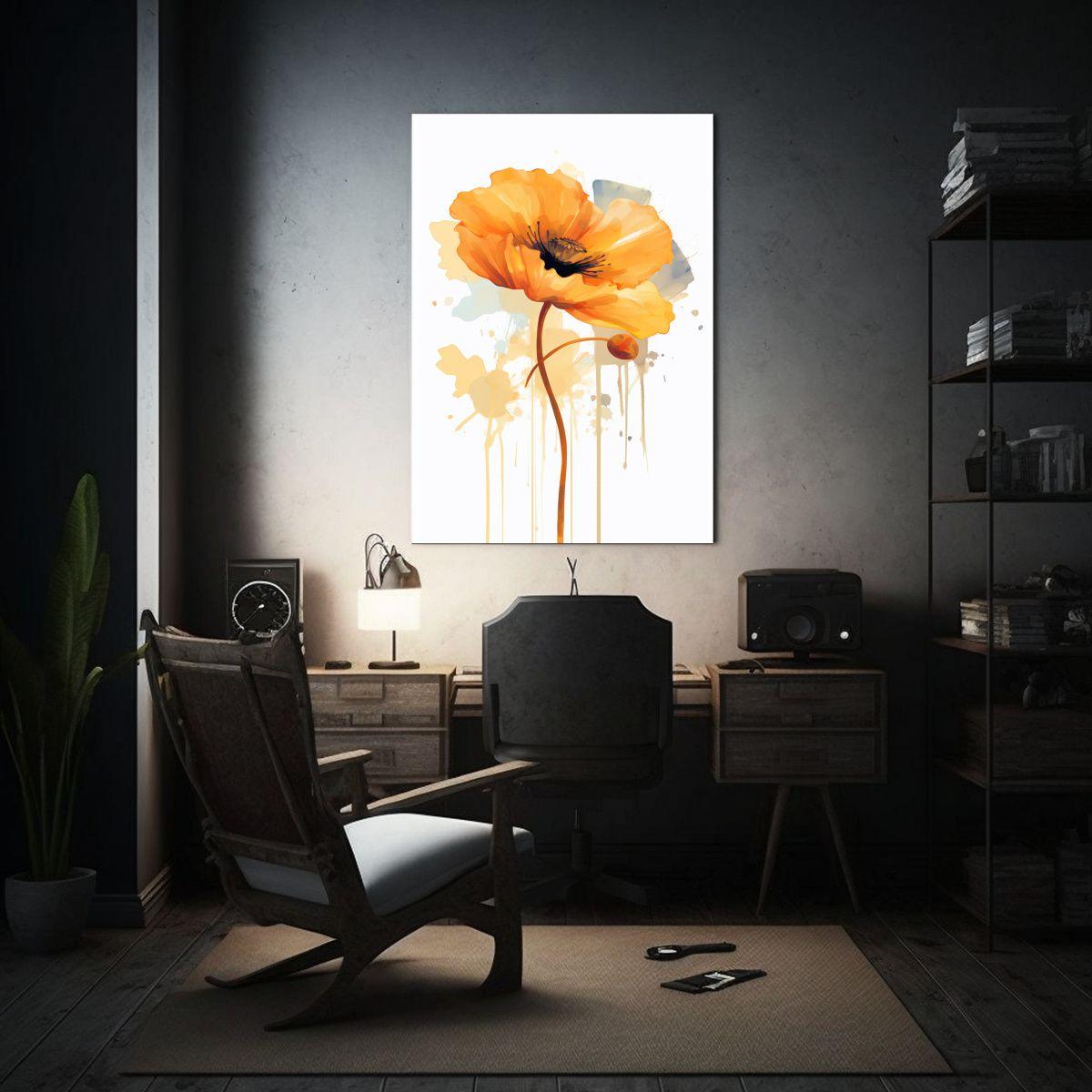 Cuadro Dibujo Unica Lienzo Gráfico Pintura 30x40cm-2