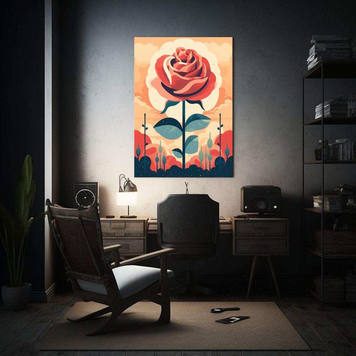 Pintura Decorativa De Combinación A Para El Día 50x75cm-2