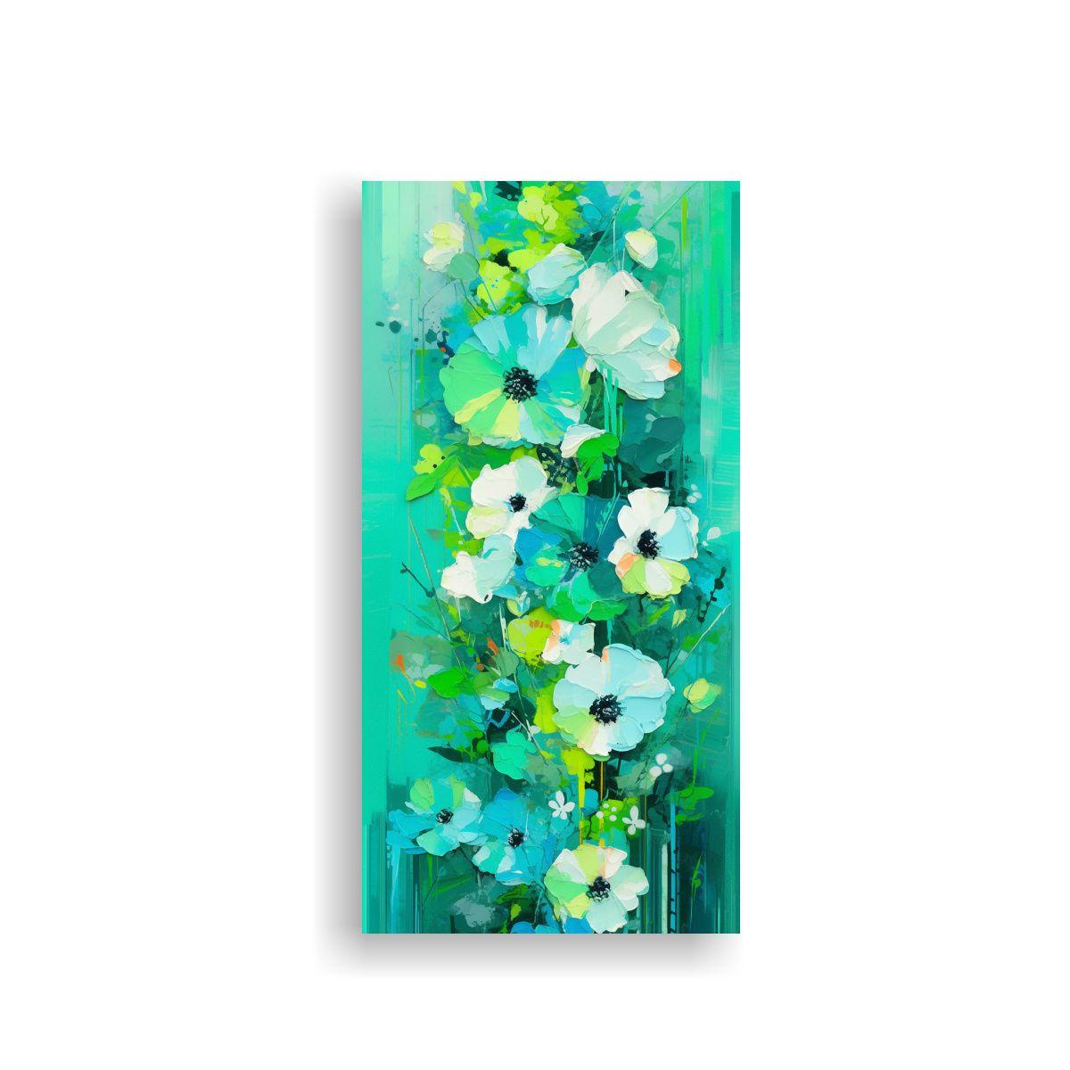 Cuadro Estilo Galería: Pintura En Lienzo Belleza 40x80cm-0