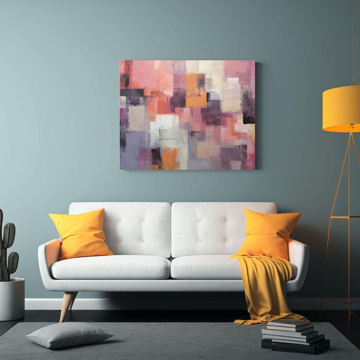 Pinturas Decorativas Flotantes En Estilo Abstracto Al Estilo 90x60cm-2