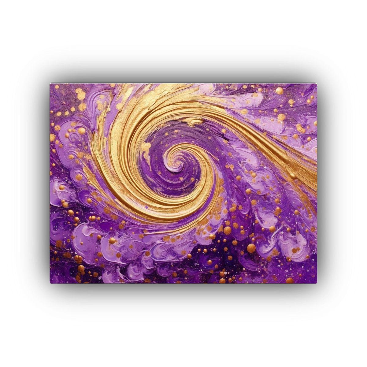 Arte Mural De Lienzo De Tela Con Elegante Patrón De Remolin 65x50cm-0