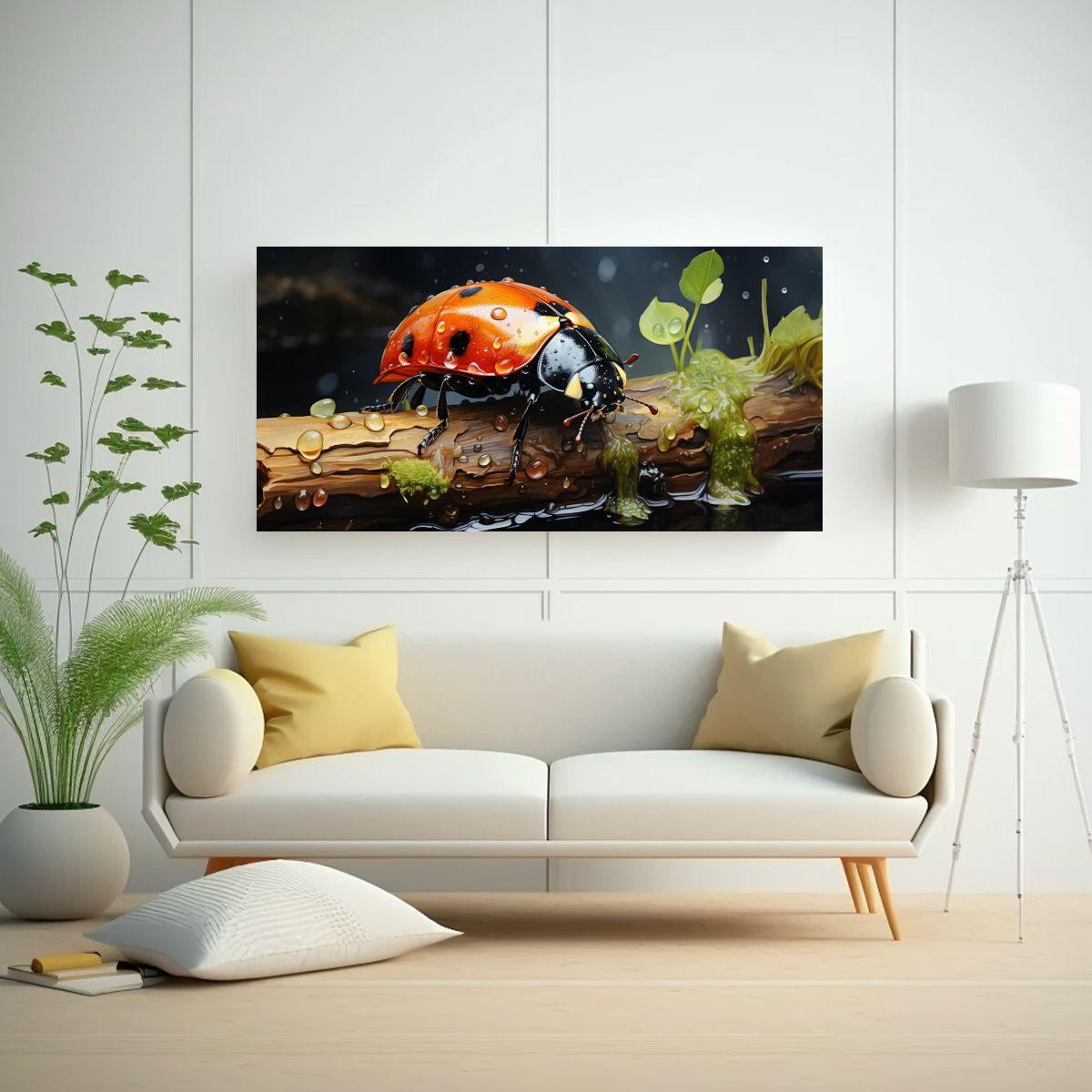 Cuadro Inspiración Hogar Deco Acuarela Colorida E 100x50cm-2