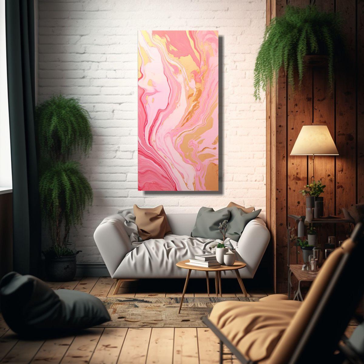 Pinturas Decorativas De Fondo Abstracto Canva 70x140cm-2