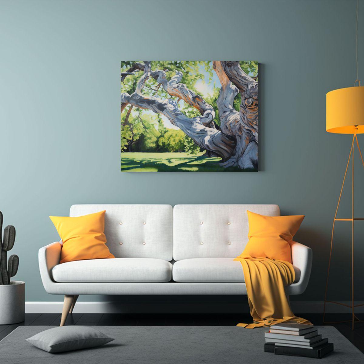 Pintura Abstracta De Alto Detalle En óleo De Un 120x80cm-2