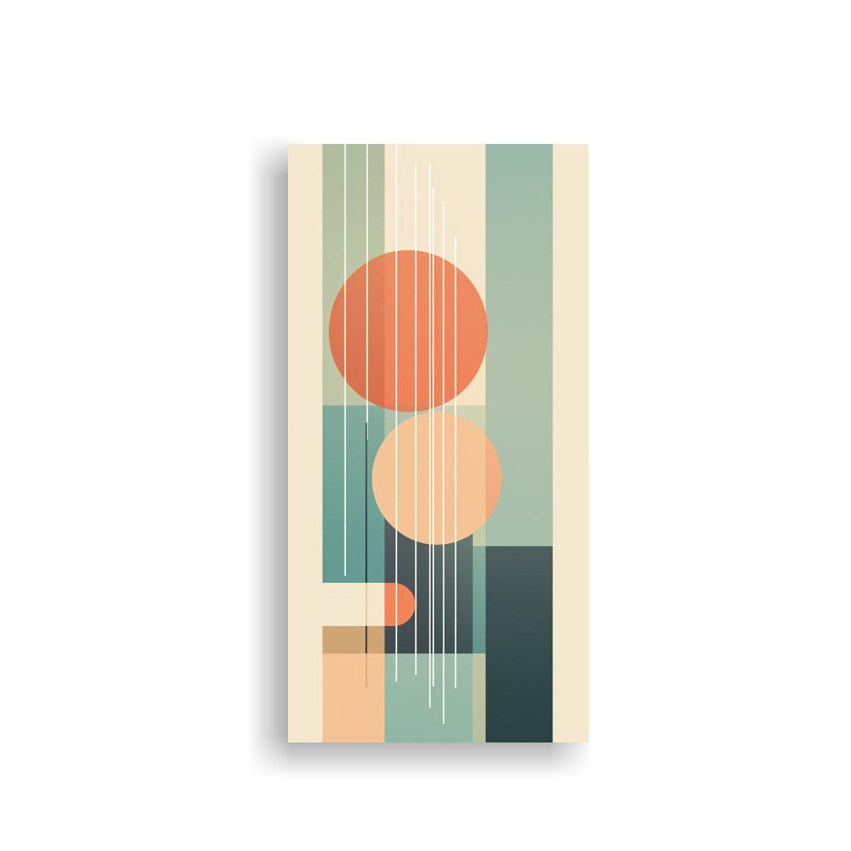 Pintura Abstracta De Composición De Arte De Pared 50x100cm-0