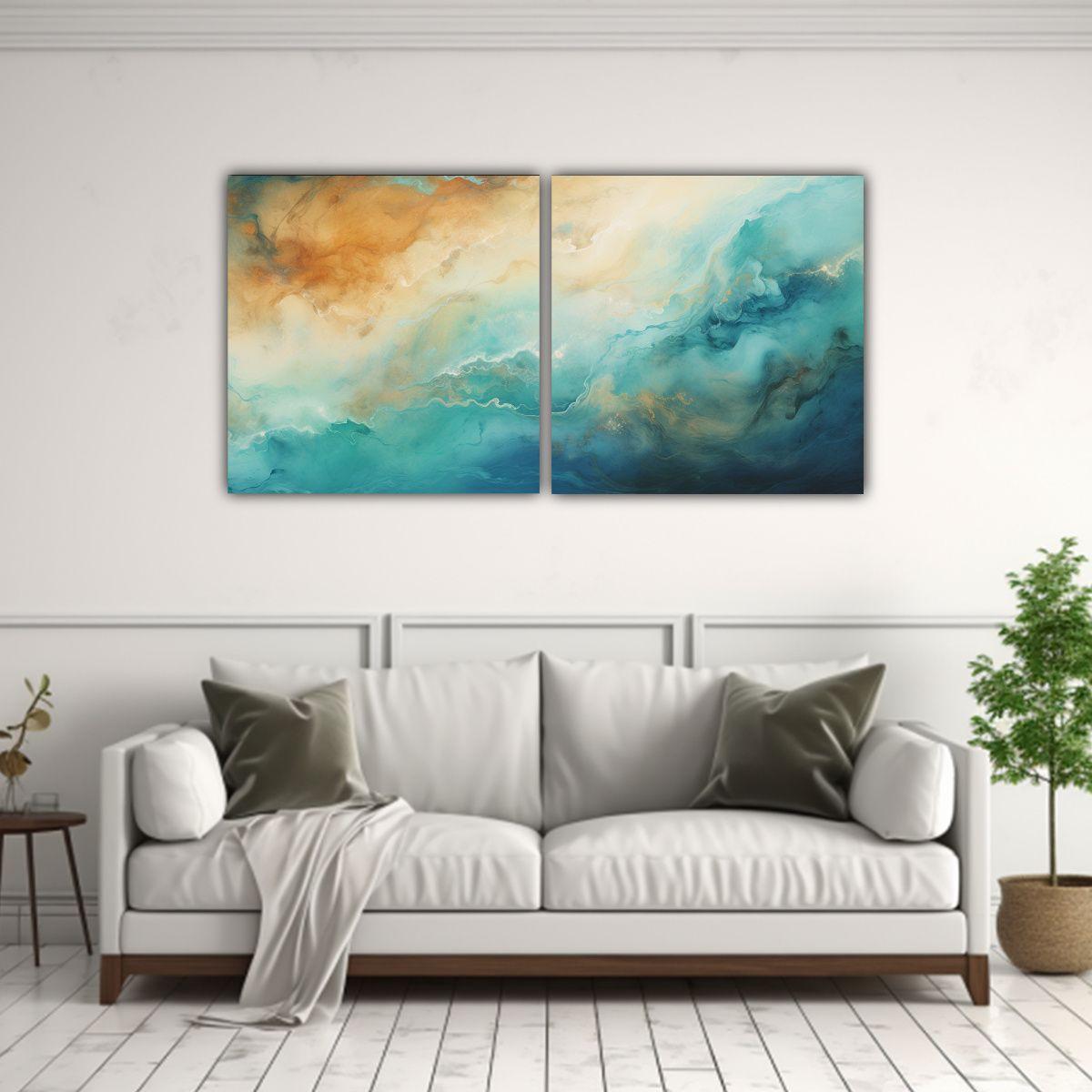 Pinturas Decorativas Juveniles: Interacción 120x60 Cm-2