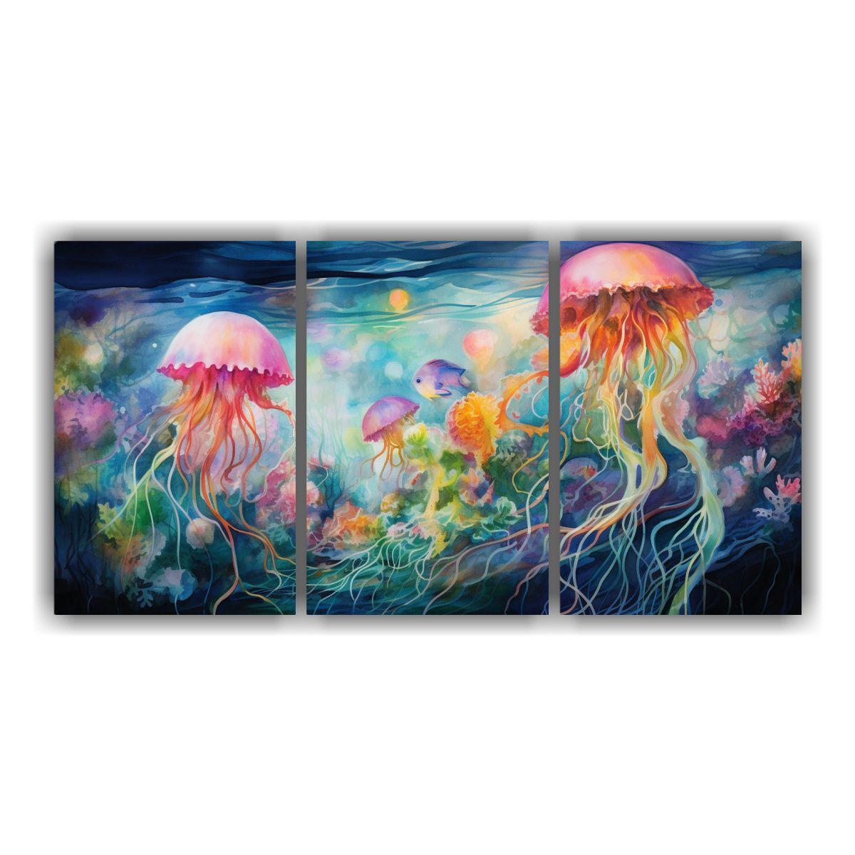 Pinturas Decorativas Abstractas De Tonos De Color 240x120 Cm-0