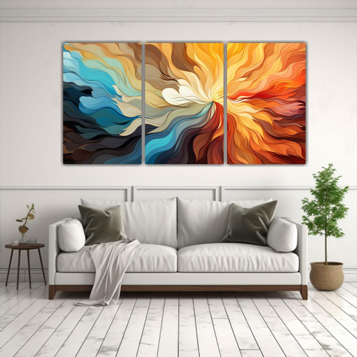Cuadros De Tela Conceptual De Sensibilidad 150x75 Cm-2