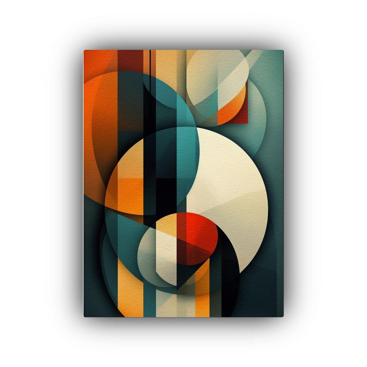 Pinturas Abstractas De Decoración Que Exploran 60x90cm-0