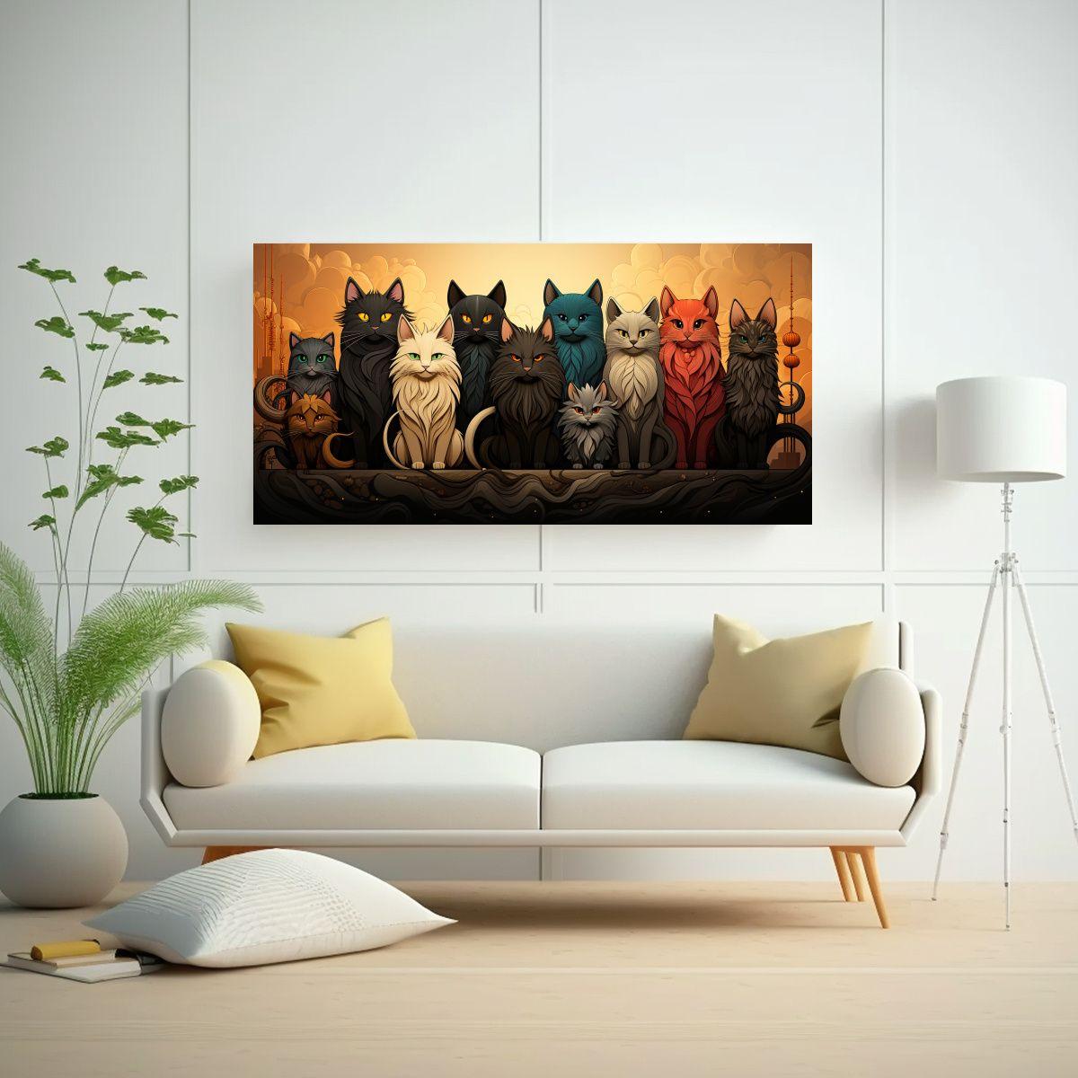 Pinturas Decorativas De Estilo Abstracto Clásico 80x40 Cm-2