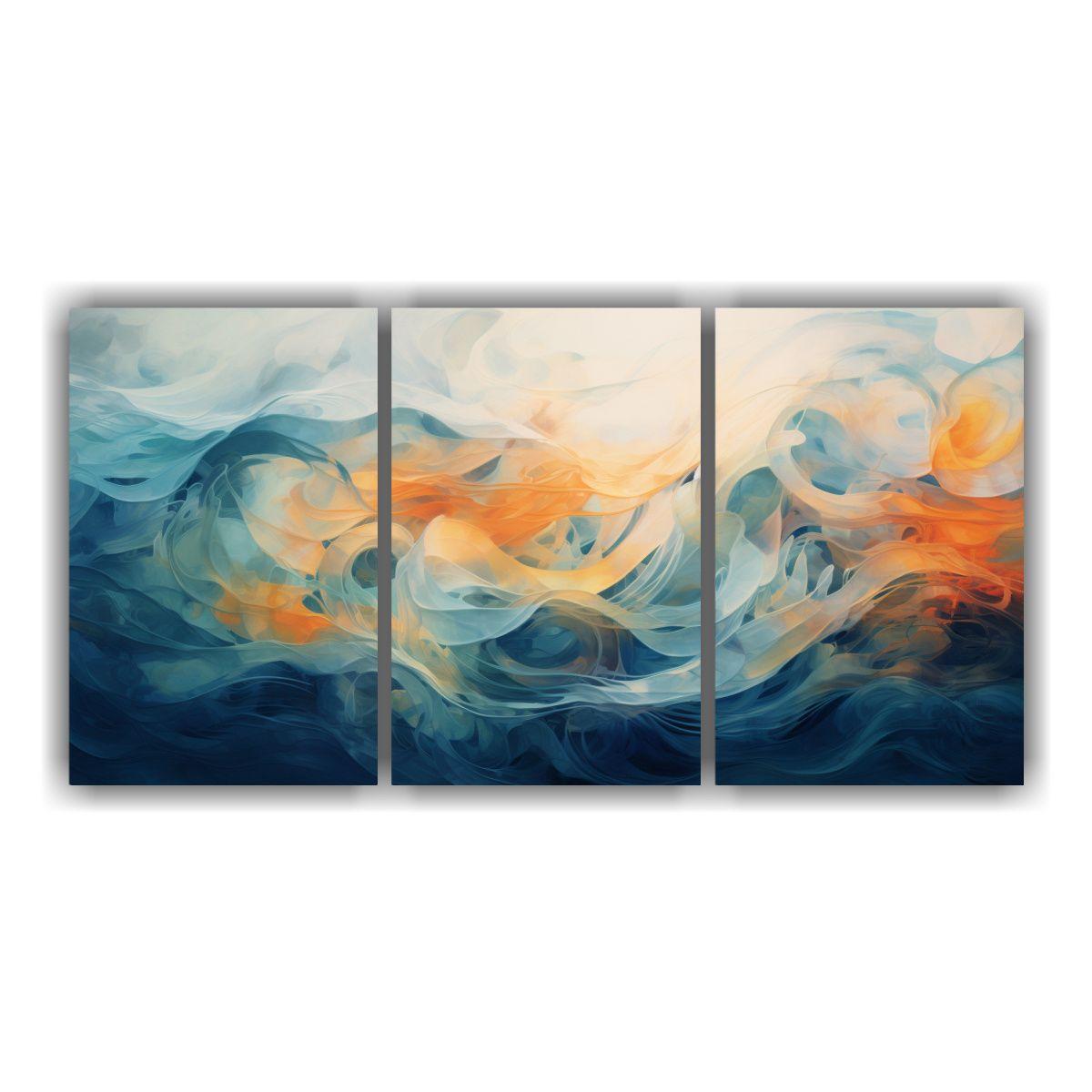 Cuadros Abstractos Melodías De Una Canción 180x90 Cm-0
