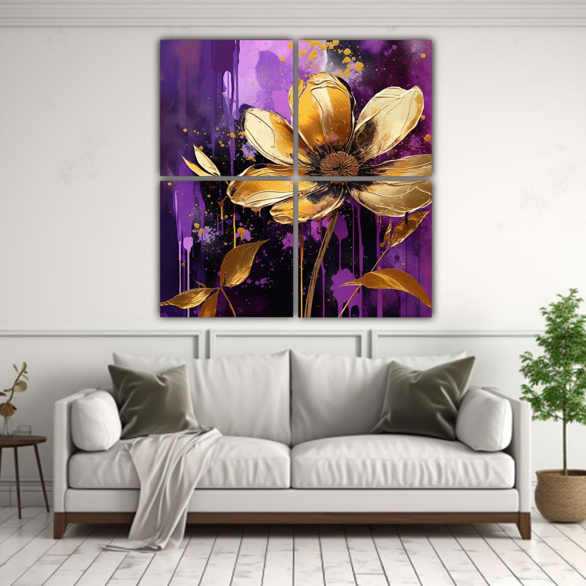 Obra Maestra Inspiradora En Lienzo: Atmosfera 160x160 Cm-2