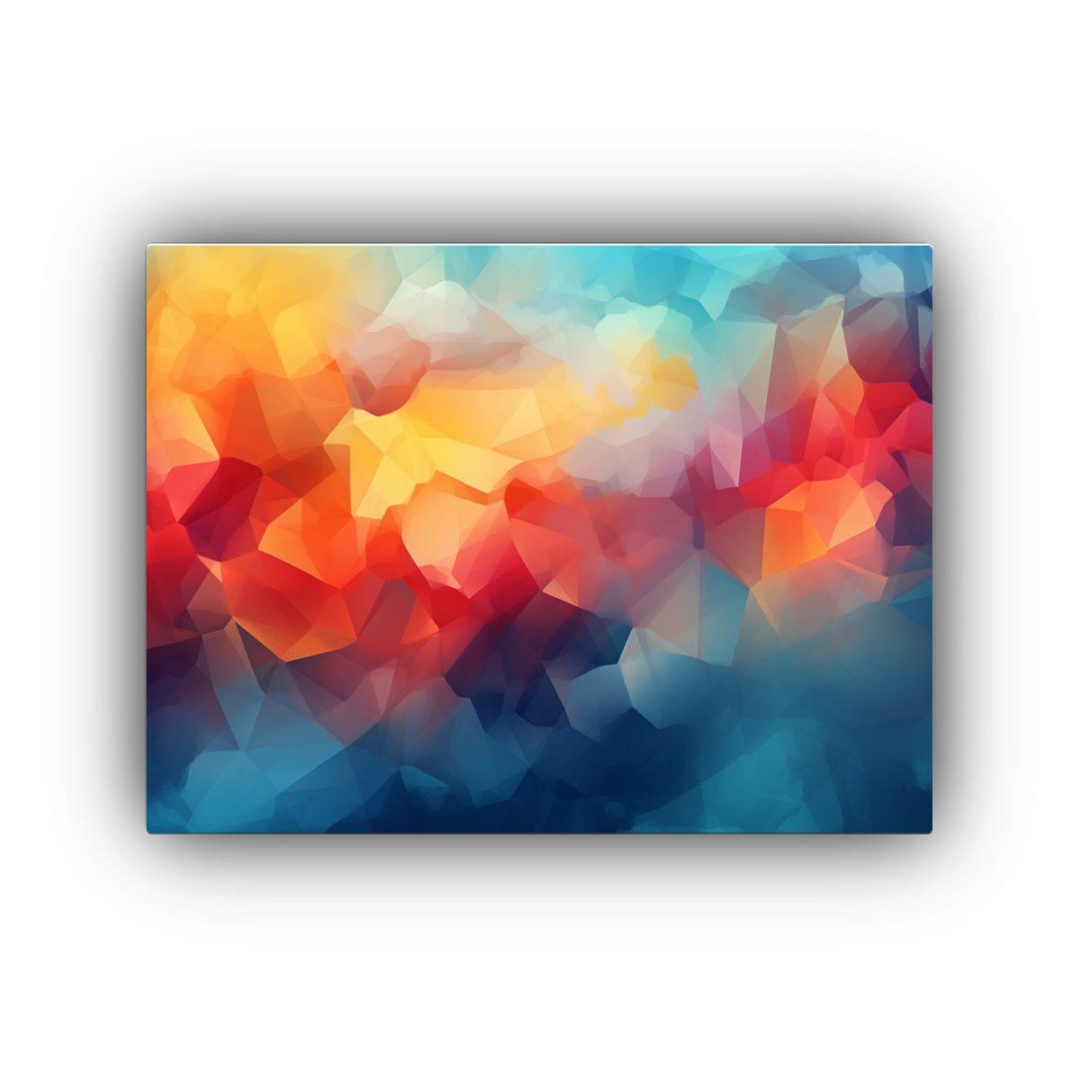 Arte Abstracto Vibrante Con Hermosos Colores 90x60cm-0