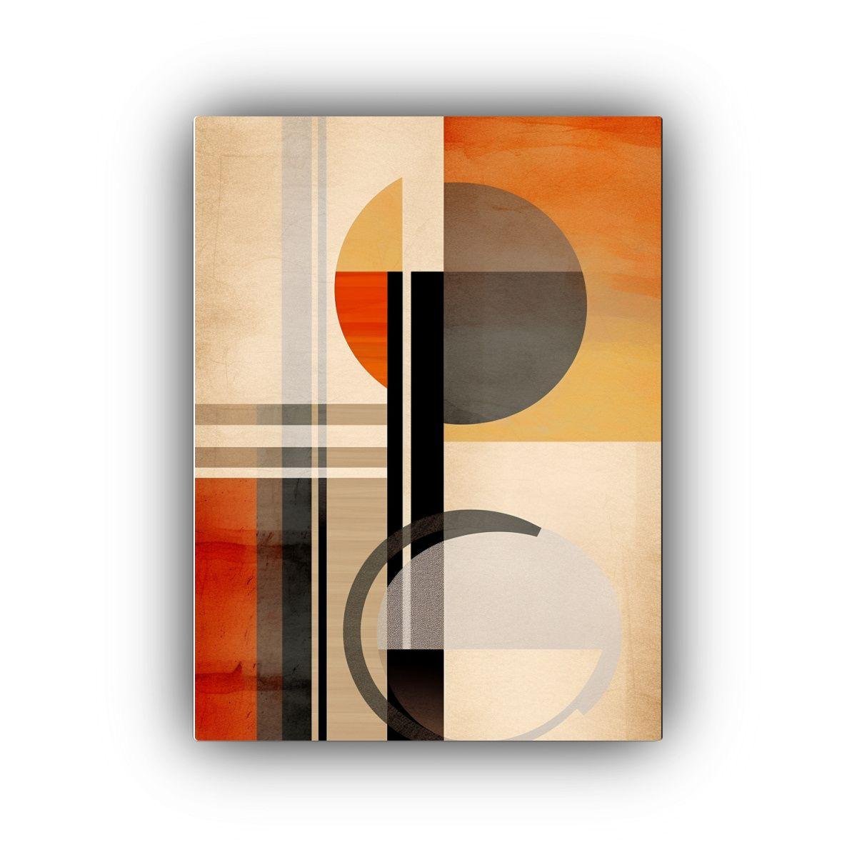 Cuadro En Bastidor Acuarela Estilo Minimalista 50x65cm-0