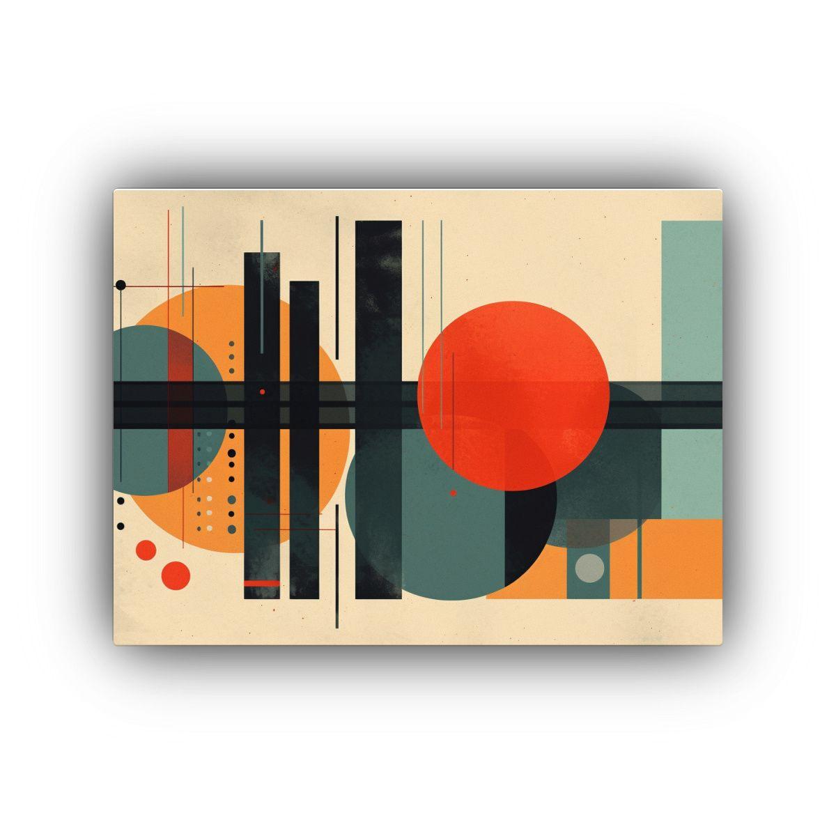 Pintura Decorativa Retro Abstracta En Estilo De Charles San. 120x80cm-0