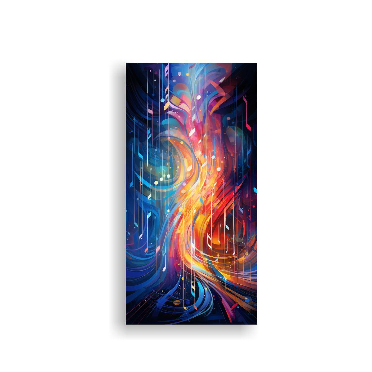 Pintura Decorativa De Arte Abstracción 40x80cm-0
