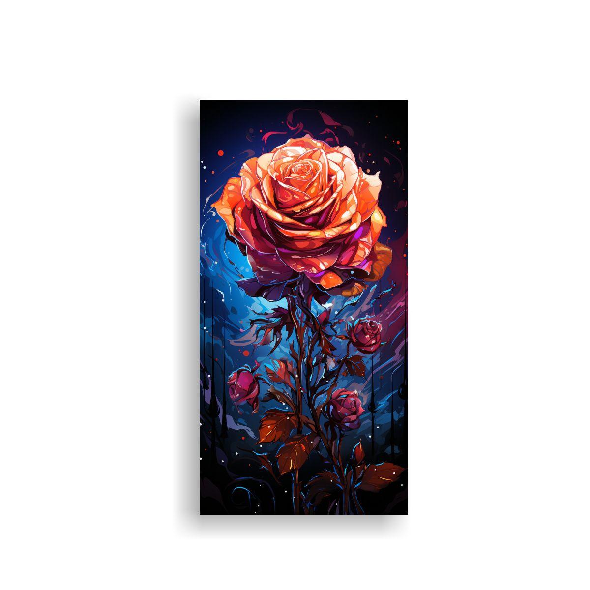 Pintura Decorativa De Arte Expresión Para Cuarto 70x140cm-0