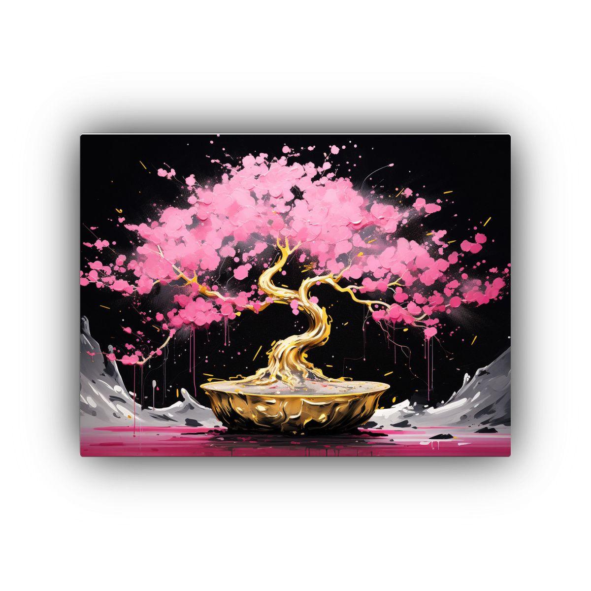 Pintura De Pared Patrón Intenso De Árbol 120x80cm-0