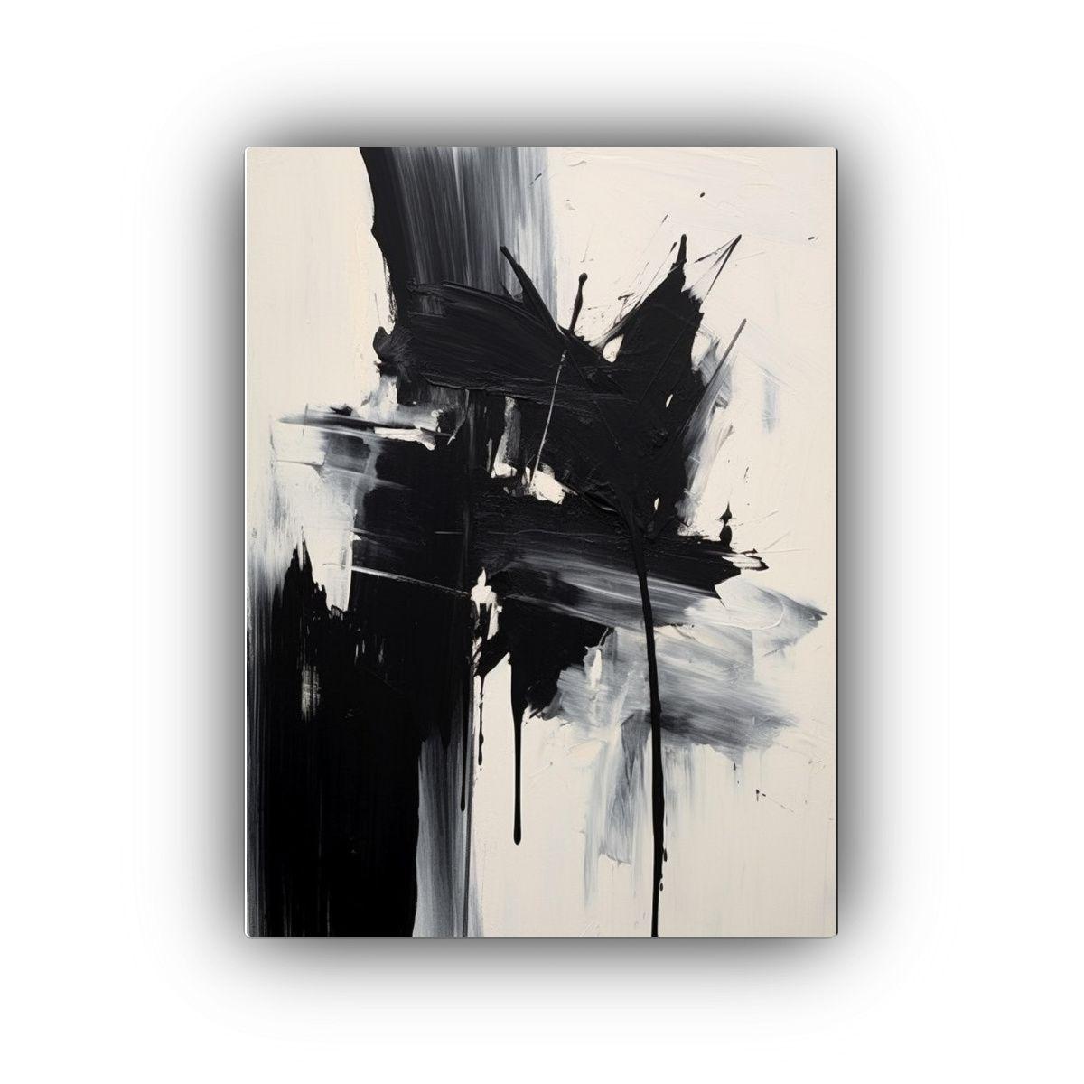 Composición Abstracta Para Cuarto: Pintura 50x75cm-0