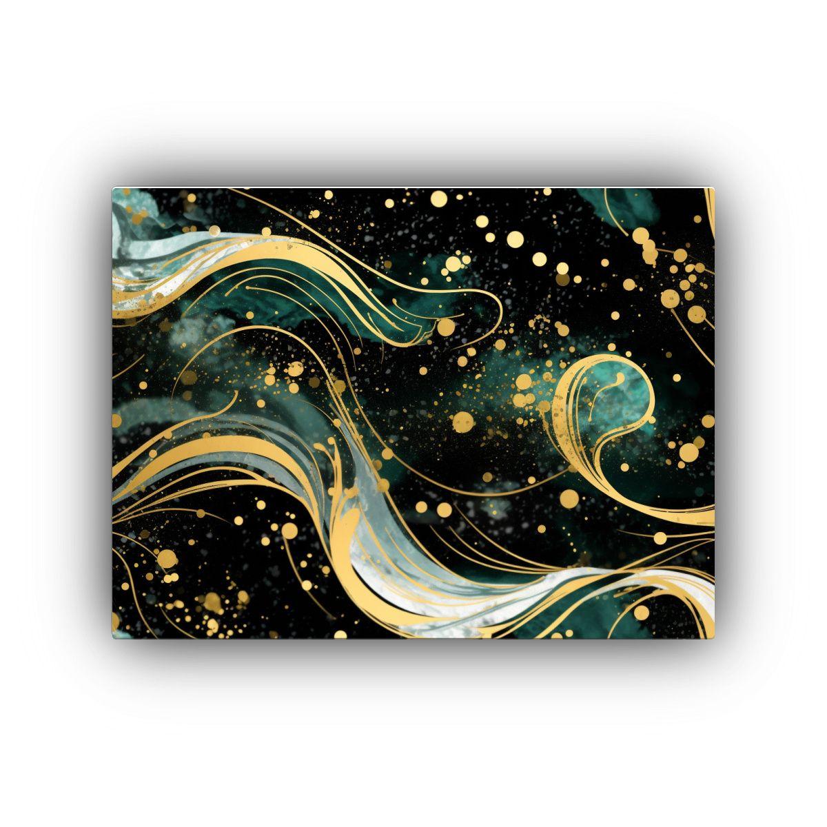 Cuadro Lienzo Moderno Relieve Patrón Mármol 120x80cm-0