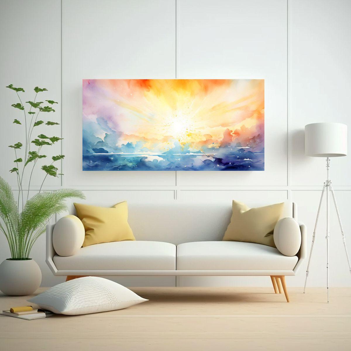 Pinturas Decorativas De Rayos De Sol Resistente 40x20cm-2