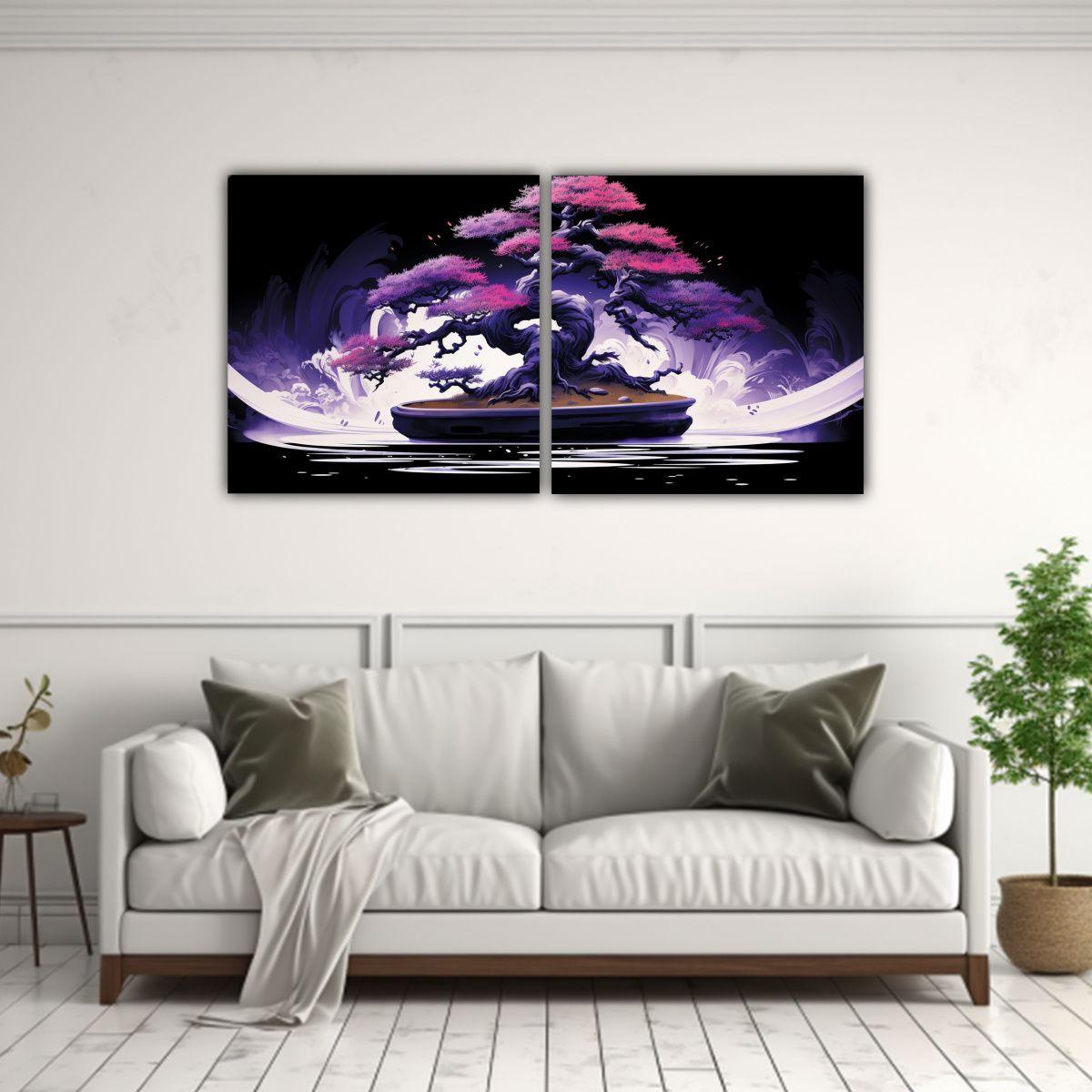 Cuadros Decorativos De Dos Composiciones 160x80 Cm-2