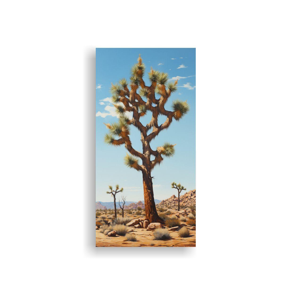 Lienzo Vanguardia Expresividad Joshua Tree Pintura 60x120cm-0