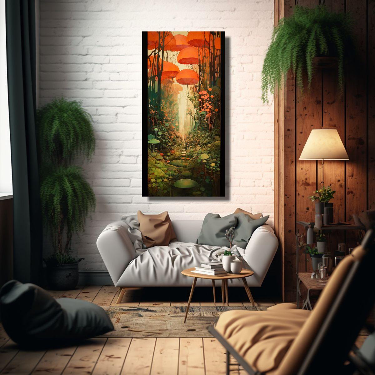 Pinturas Decorativas Abstractas Canva Vanguardia 70x140cm-2
