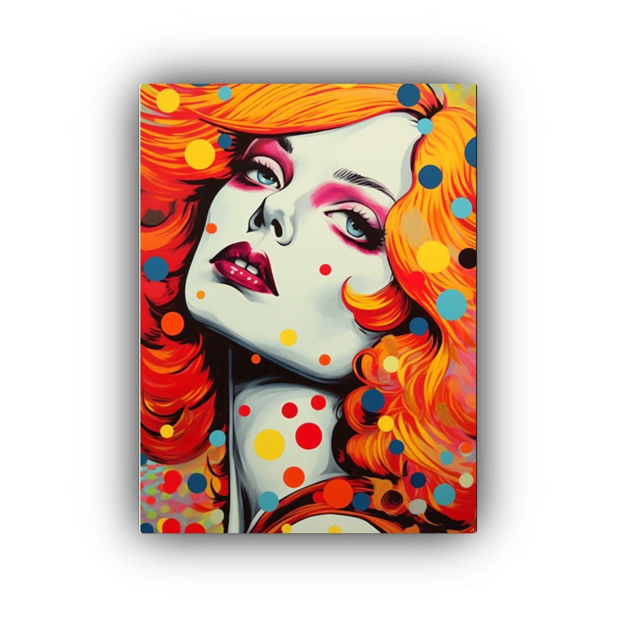 Pintura Decorativa De Villana De Cómic En 30x40cm-0