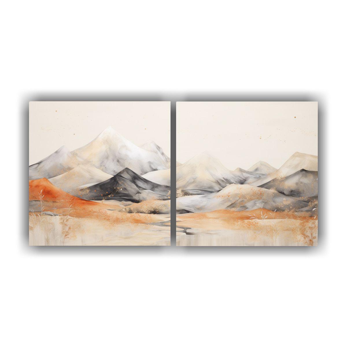 Pintura Decorativa De Paisaje En Estilo Elegante 100x50 Cm-0