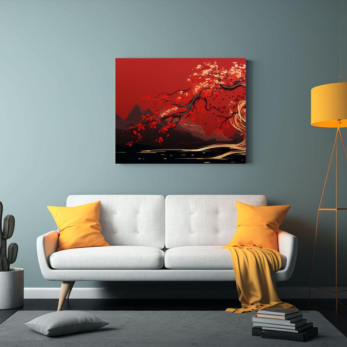 Pinturas Decorativas De Bastidor De Madera: Sauce 40x30cm-2