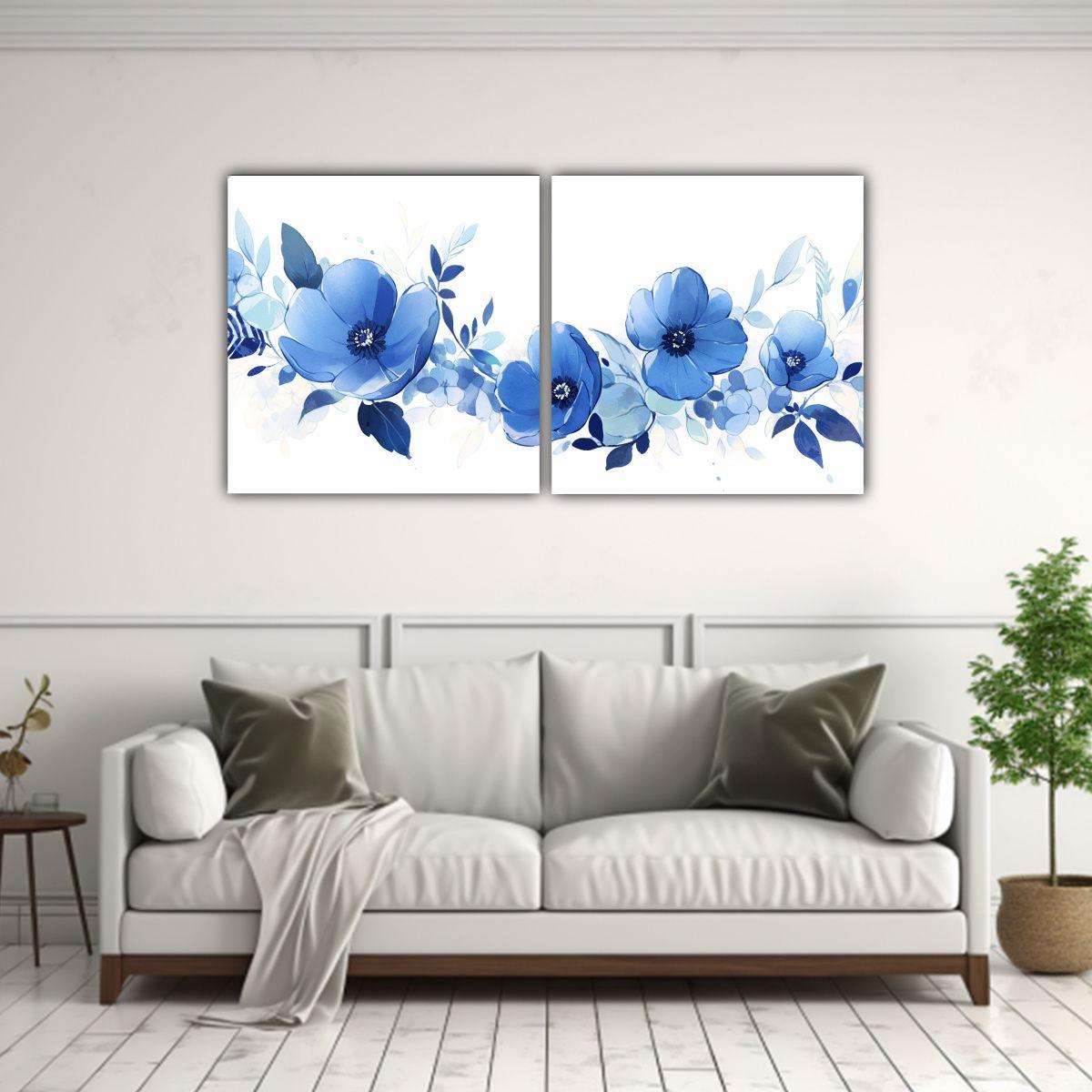 Pintura Abstracta En Bastidor De Madera Estilo 120x60 Cm-2