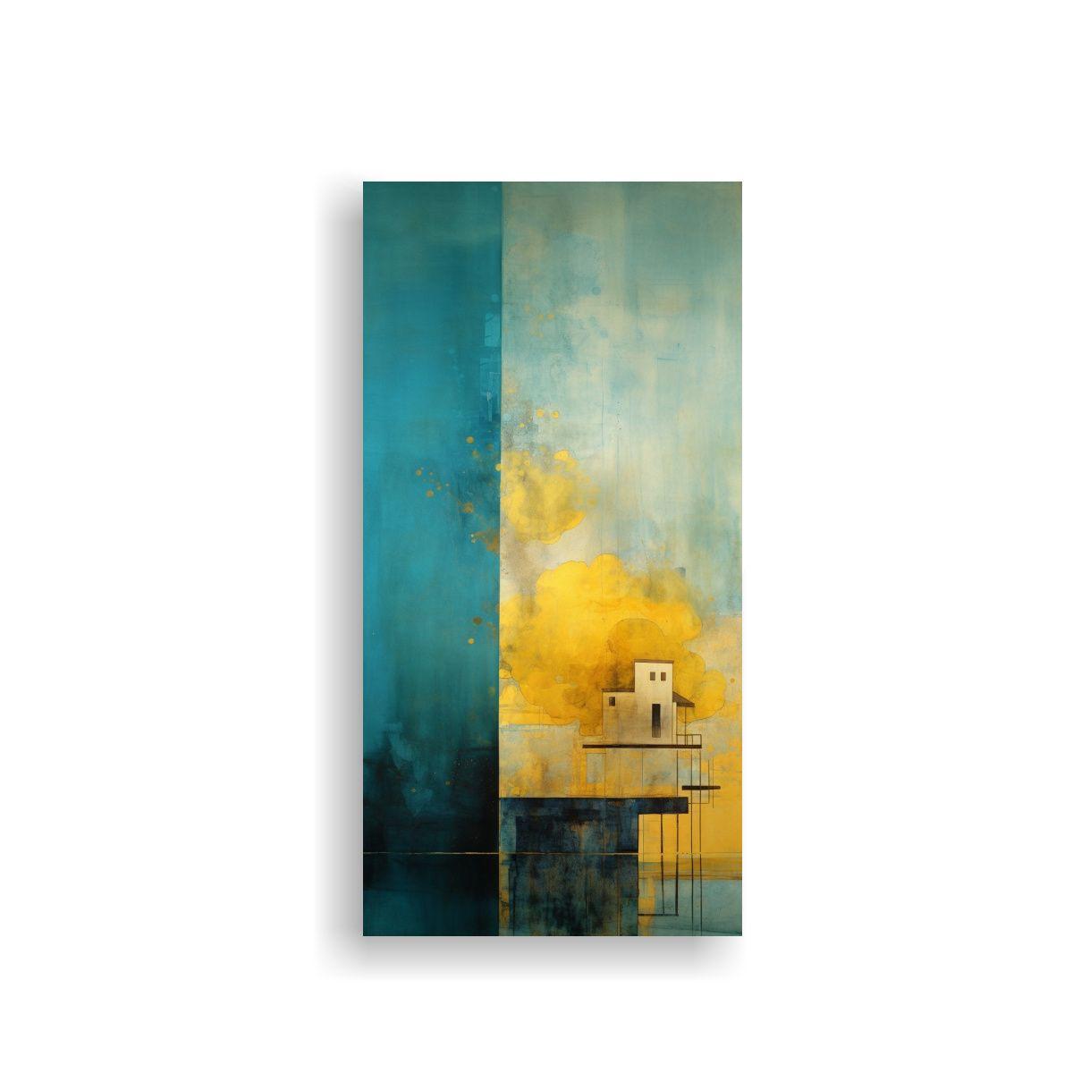 Pintura Arte Finas Líneas Para Sala De Color 30x60cm-0