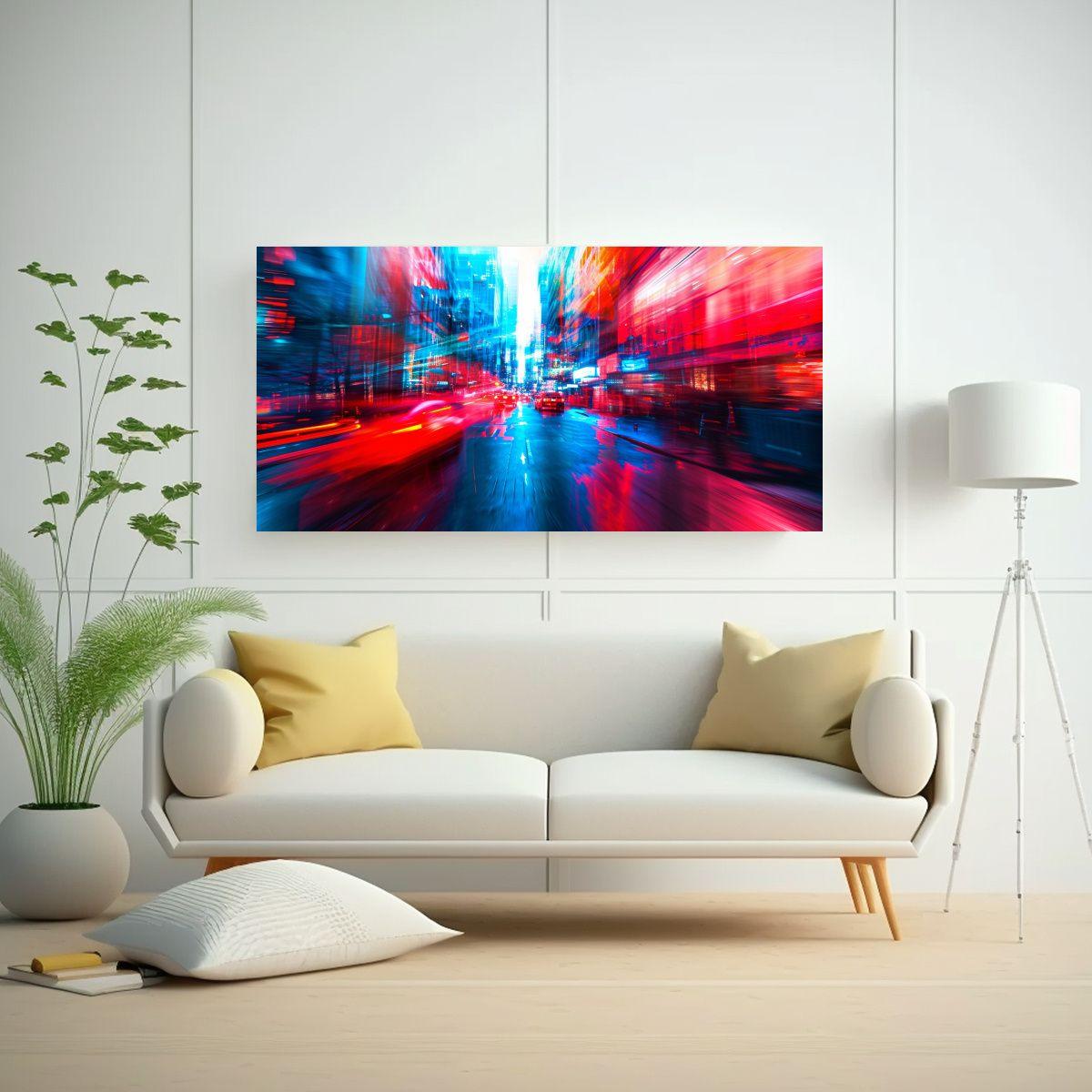 Pinturas Abstractas: Día De 10 Minutos En El 40x20 Cm-2
