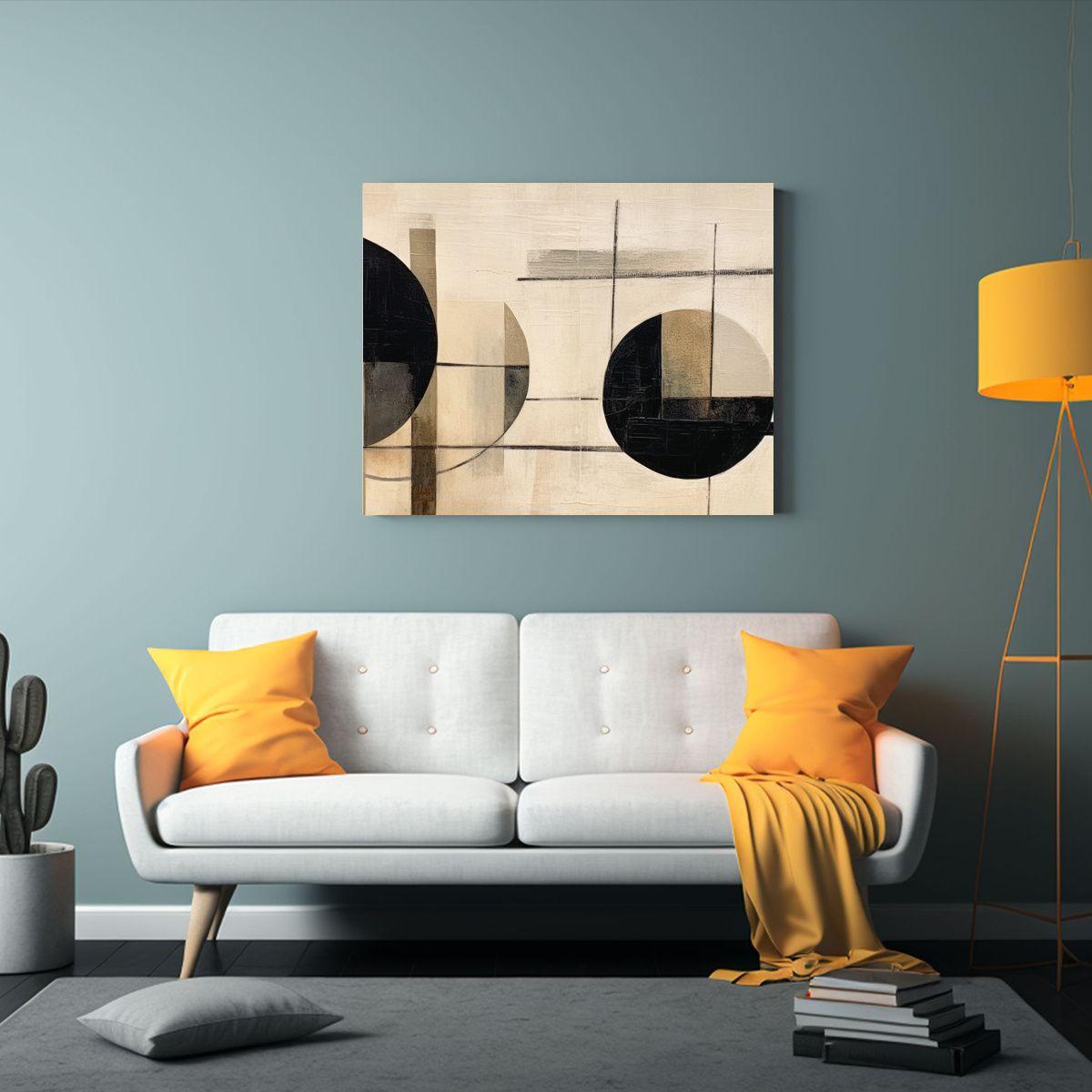 Cuadro En Bastidor Acuarela Intensidad Sueños Todo El Día  50x40cm-2