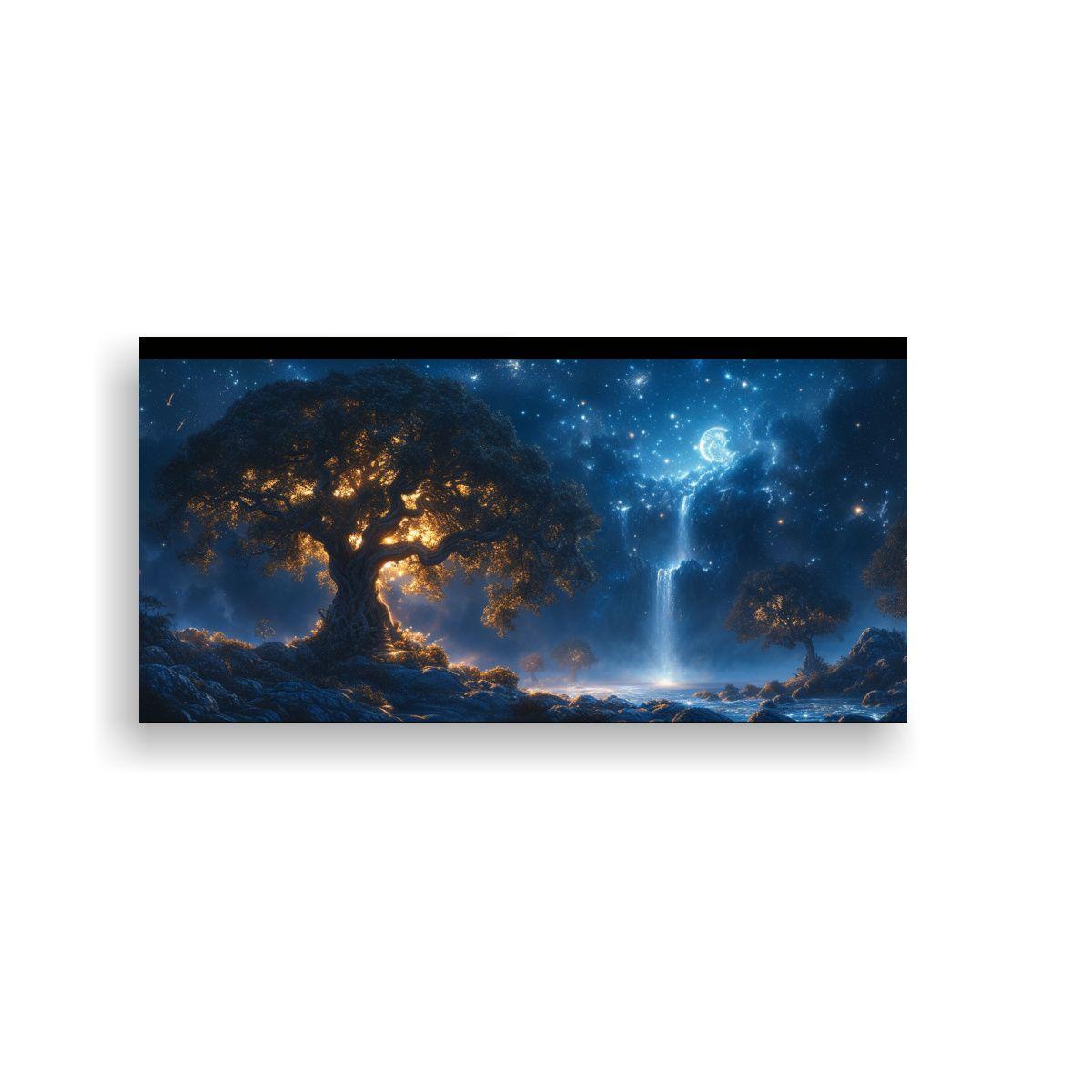 Paisaje Surrealista Elegante Con árboles 120x60cm-0