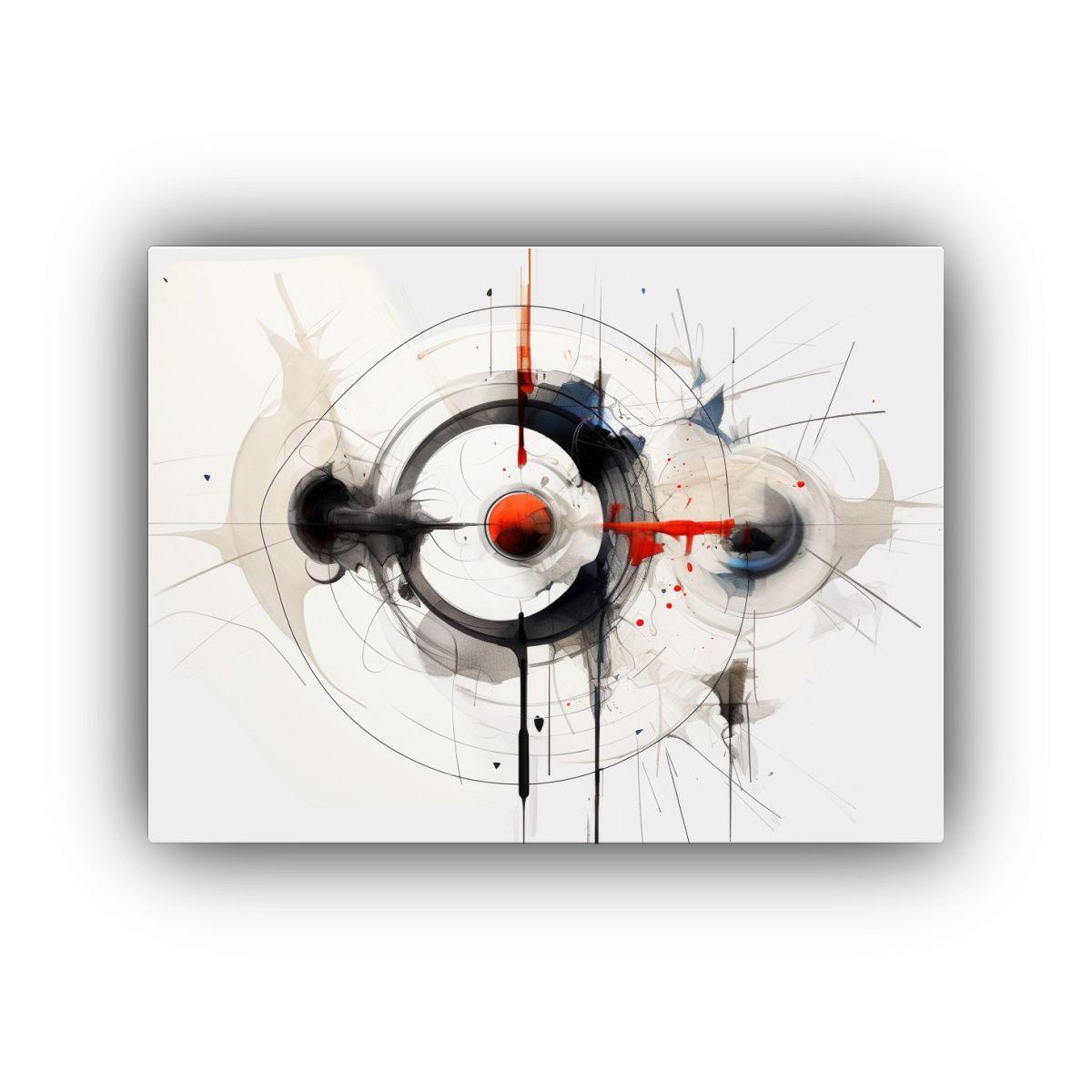 Pinturas De Decoración Abstracta De La Naturaleza En Blanco 40x30cm-0