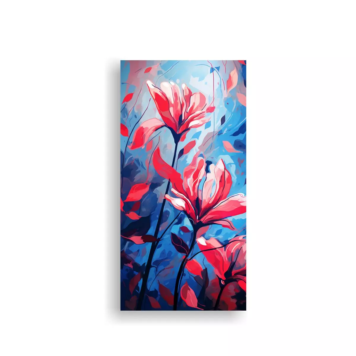 Pinturas Decorativas Con Tonos Creatividad En Rojo 30x60cm-0