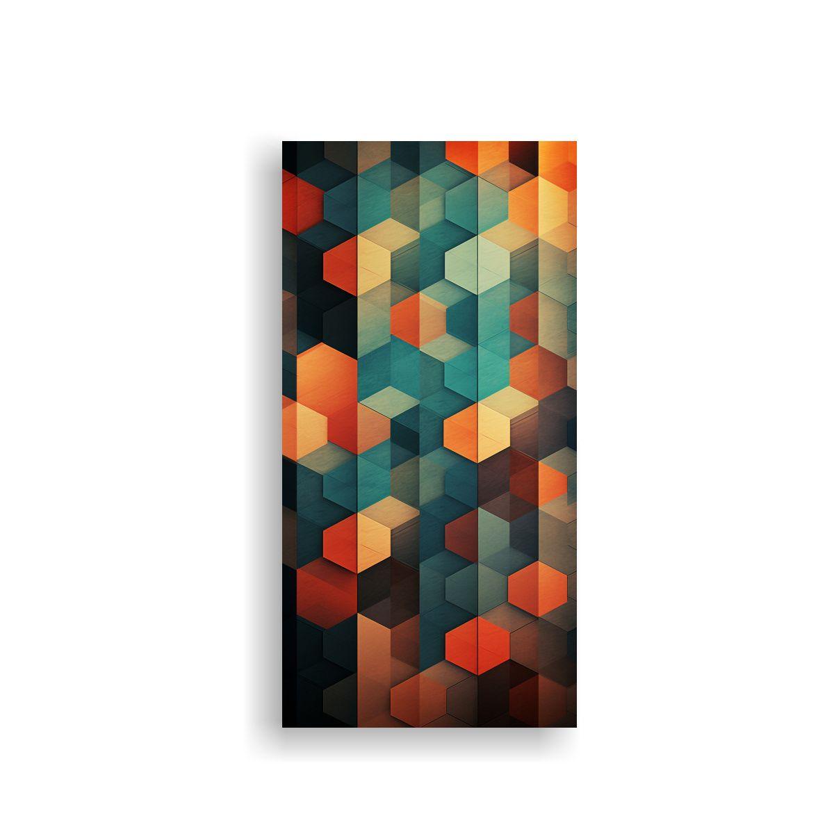 Pinturas Decorativas Con Patrón Geométrico 30x60cm-0
