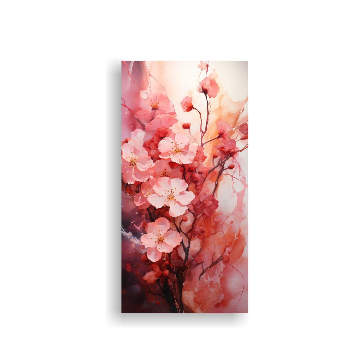 Cuadro Modernos Simplicidad En Colores Rosa 50x100cm-0