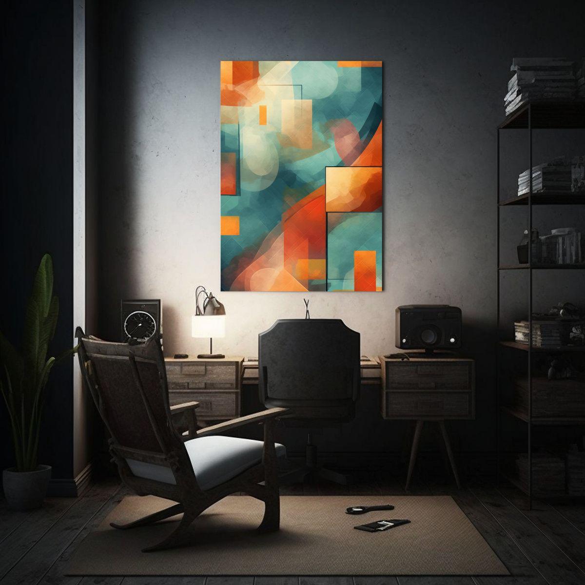 Pintura Digital Con Técnicas De Bloque De Color 30x40cm-2