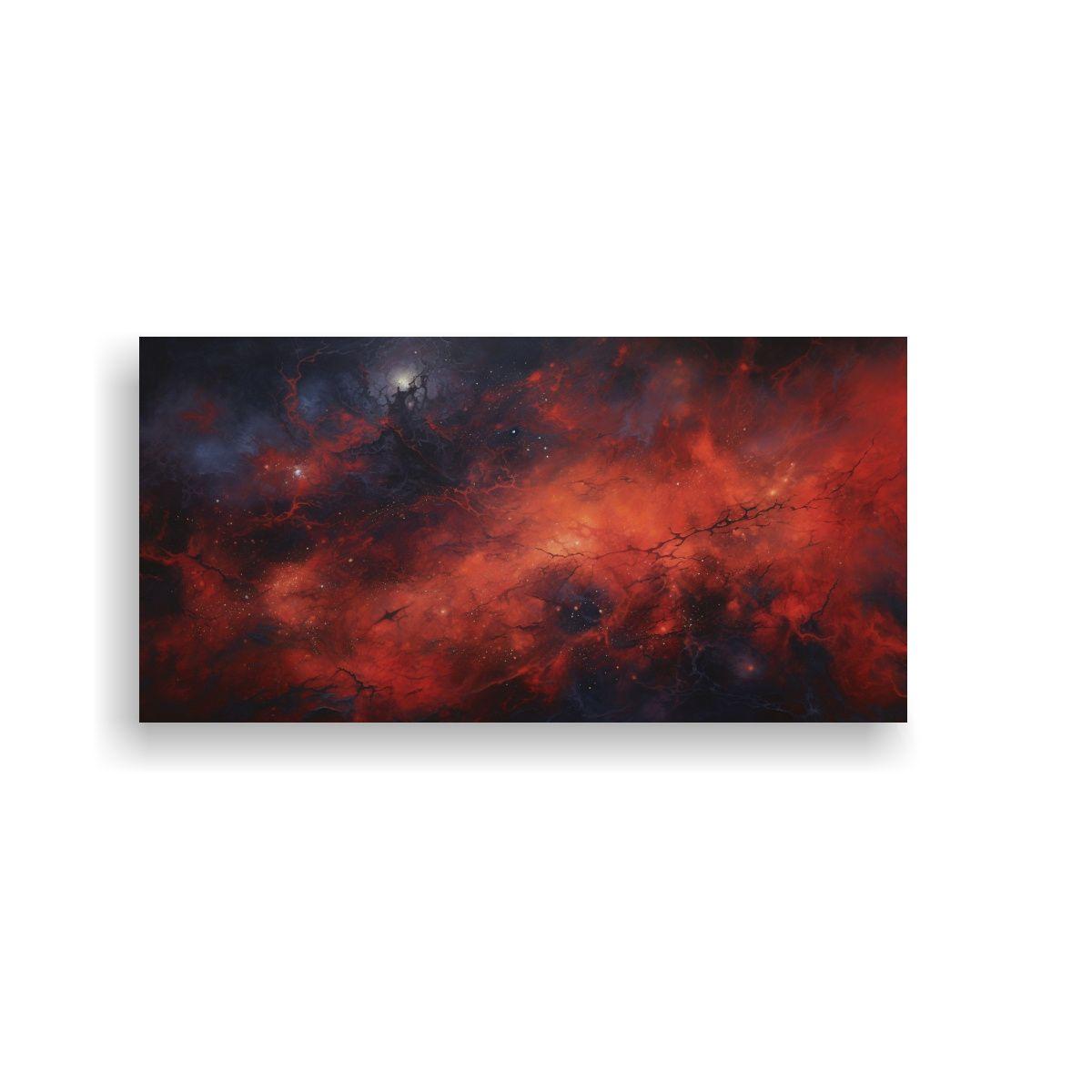 Cuadro Abstracto Nocturno Líneas Finas 160x80cm-0